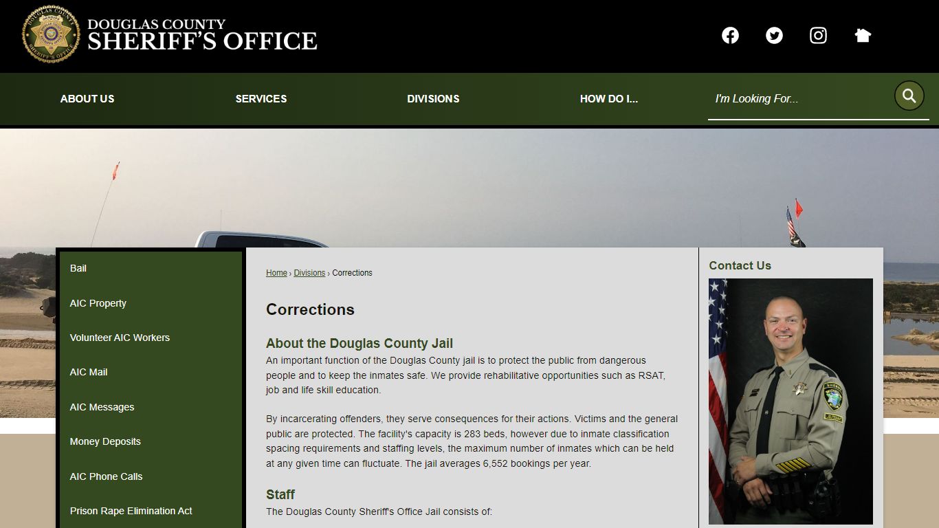 Corrections | Douglas County Sheriff, OR